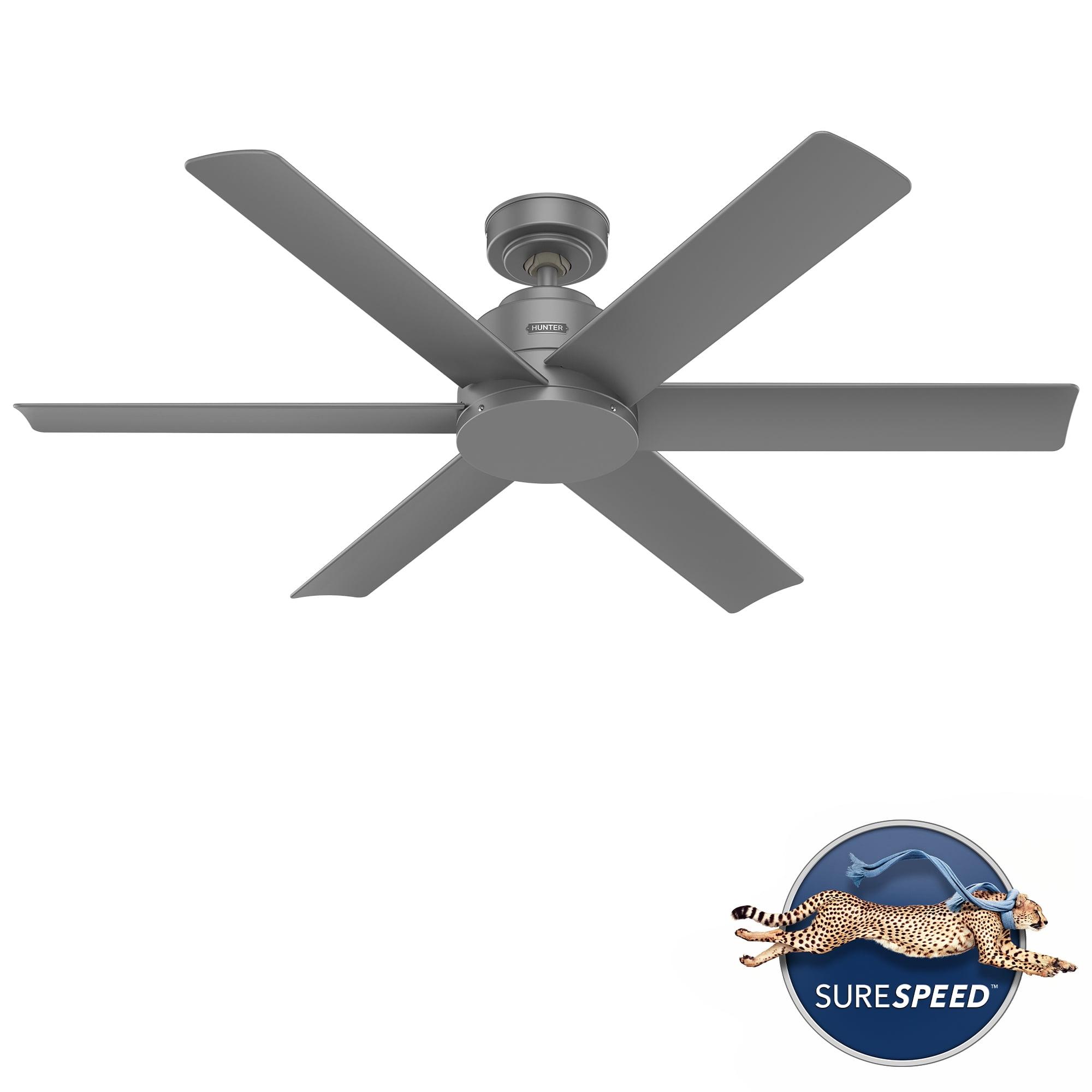 Kennicott 52" 6 - Blade Outdoor Standard Ceiling Fan with Wall Control