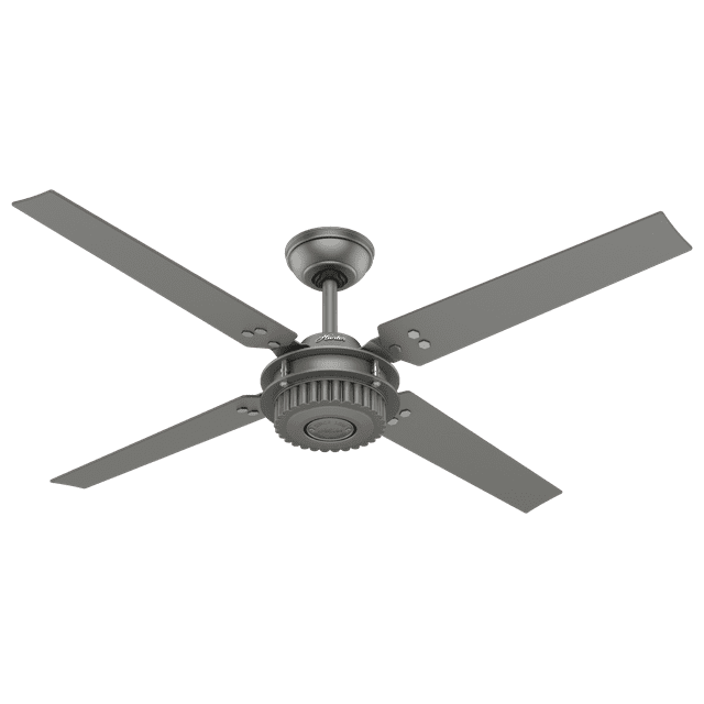 Hunter 54" Chronicle Matte Silver Ceiling Fan with Wall Control