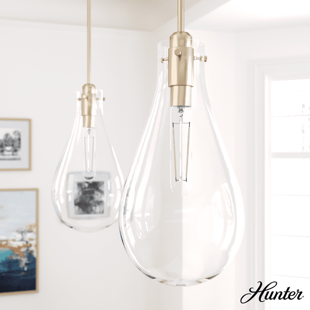 Lundin 1 - Light Single Tear Drop Pendant