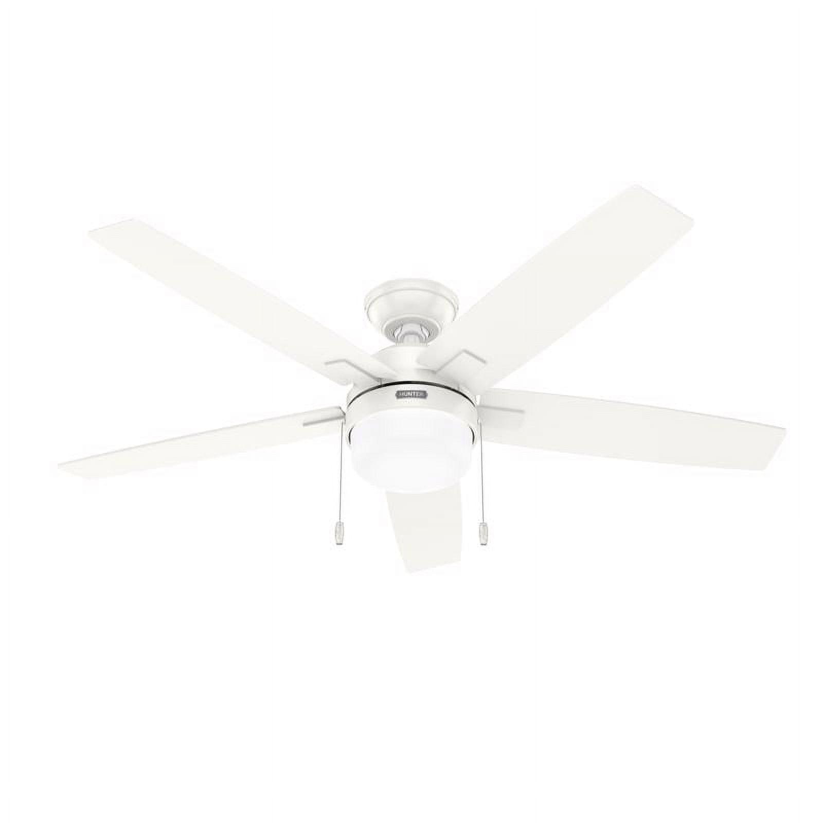 Anisten 52" 5 - Blade Ceiling Fan With Lights and Pull Chains