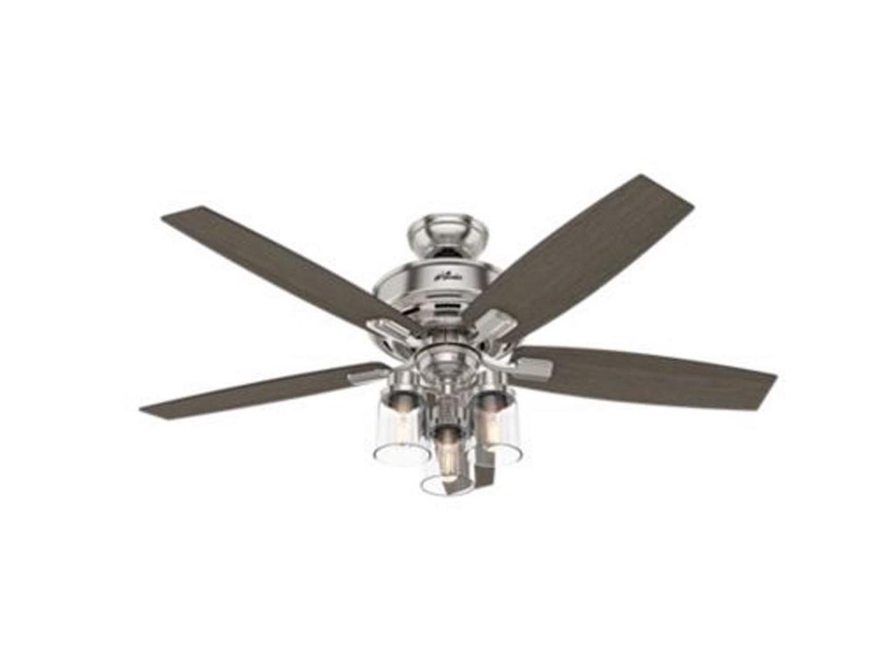 52" Bennett 5 - Blade Standard Ceiling Fan With Light Kit