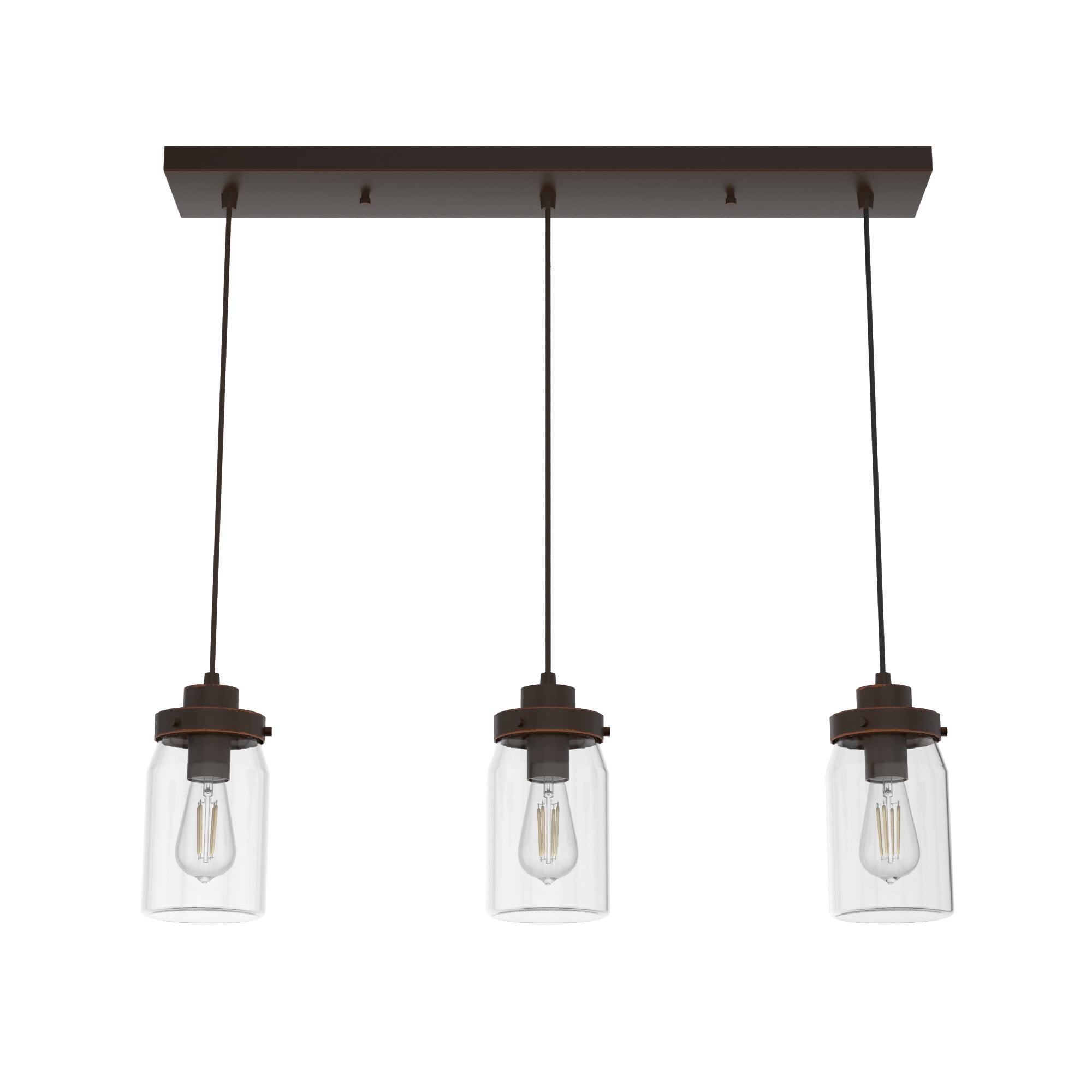 Devon Park 3 - Light Kitchen Island Linear Pendant