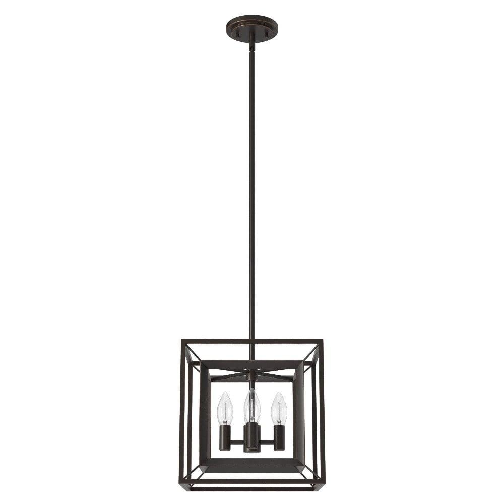 Doherty 4 - Light Rectangle 12 inch Pendant