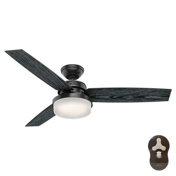 Hunter Fan 52" Sentinel 3 -Blade Standard Ceiling Fan with Remote Control and Light Kit Included