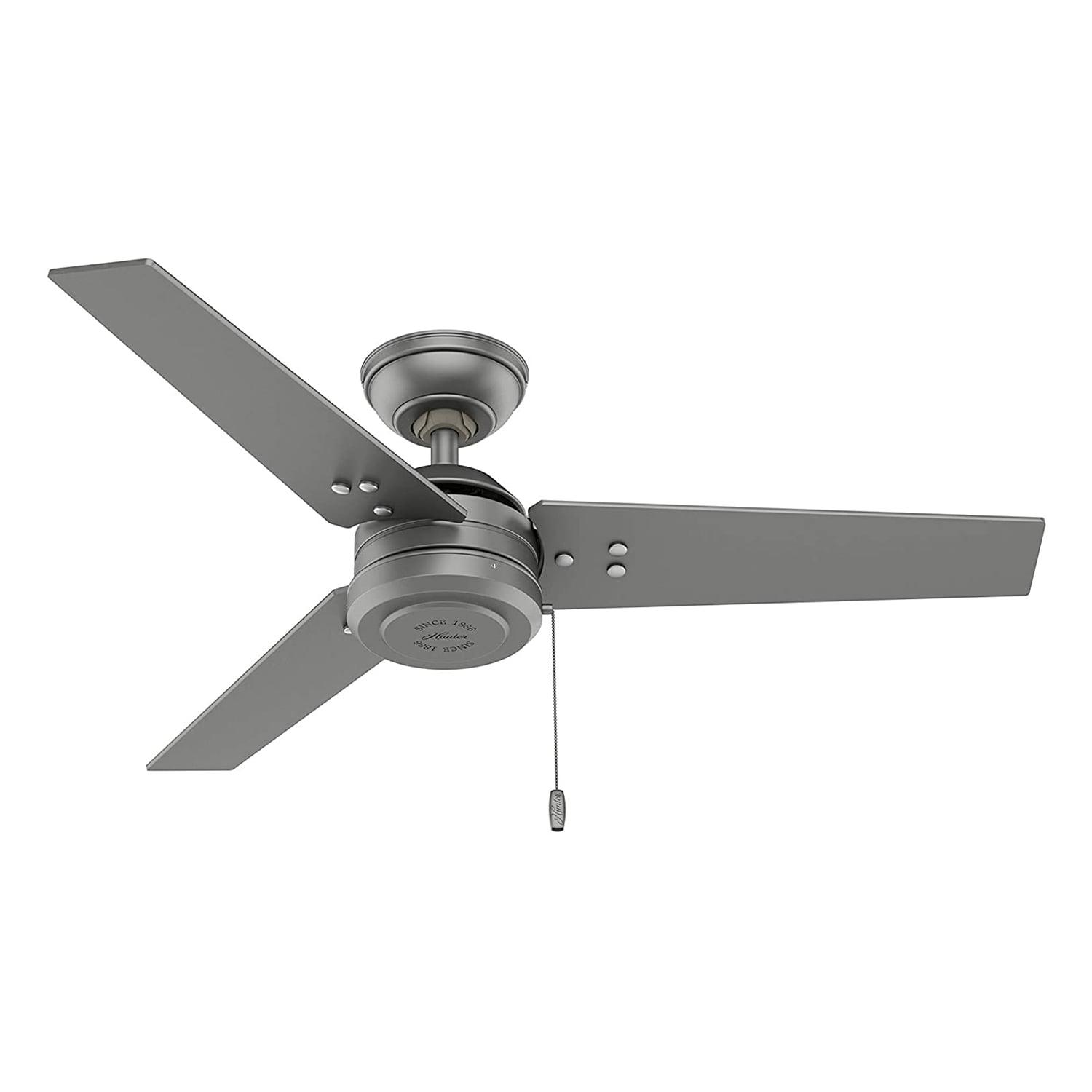 44" Cassius 3 - Blade Outdoor Standard Ceiling Fan with Pull Chain