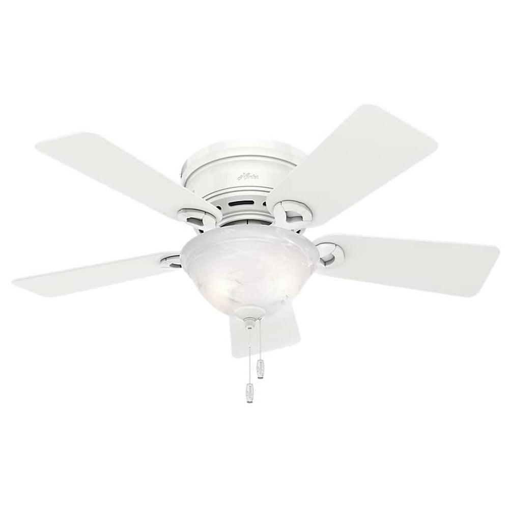 42'' Conroy 5 - Blade Flush Mount Ceiling Fan with Pull Chain and Light Kit Included