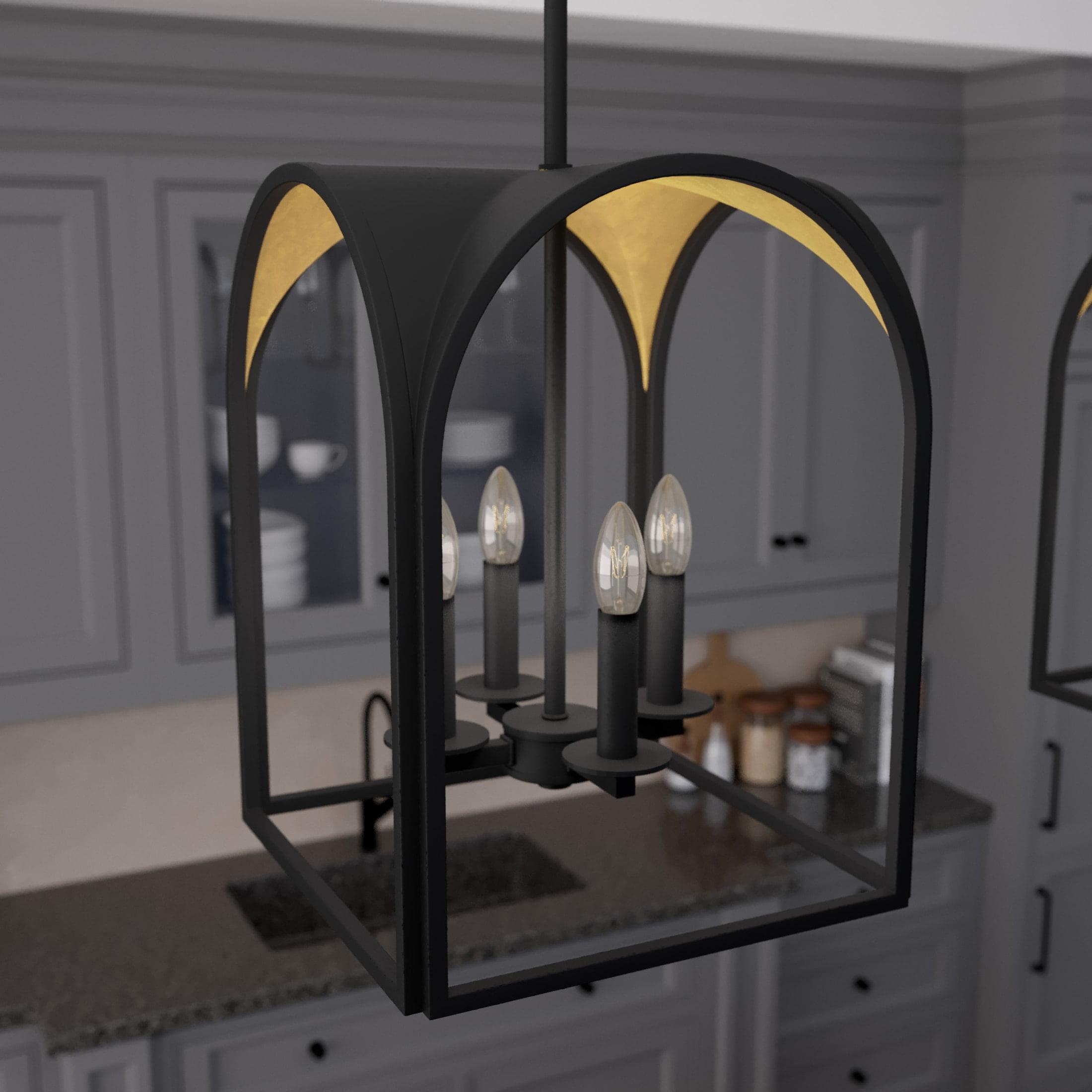 Hunter Fan Dukestown 4 - Light Lantern Geometric Chandelier