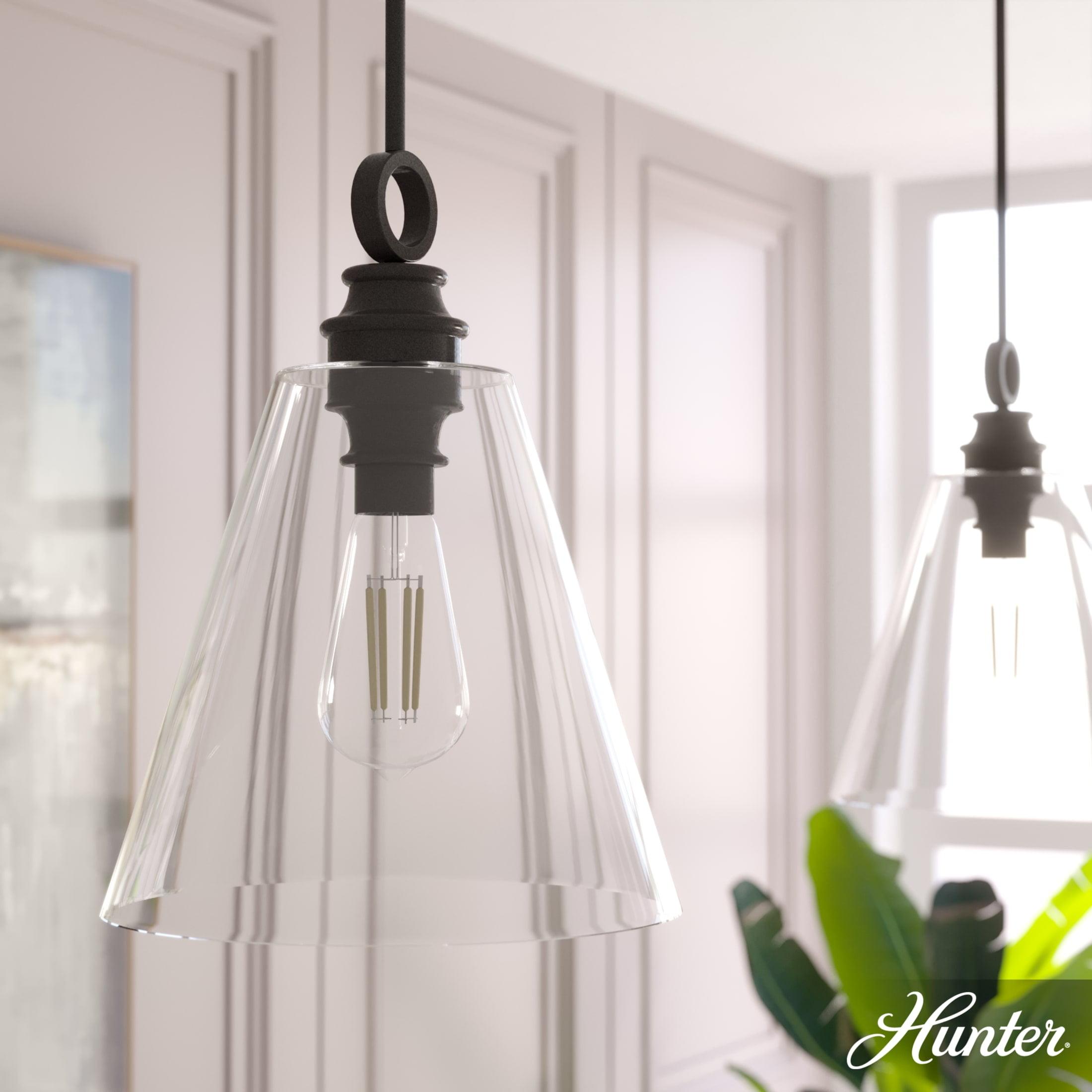 Klein 1 Light Glass Cone Pendant