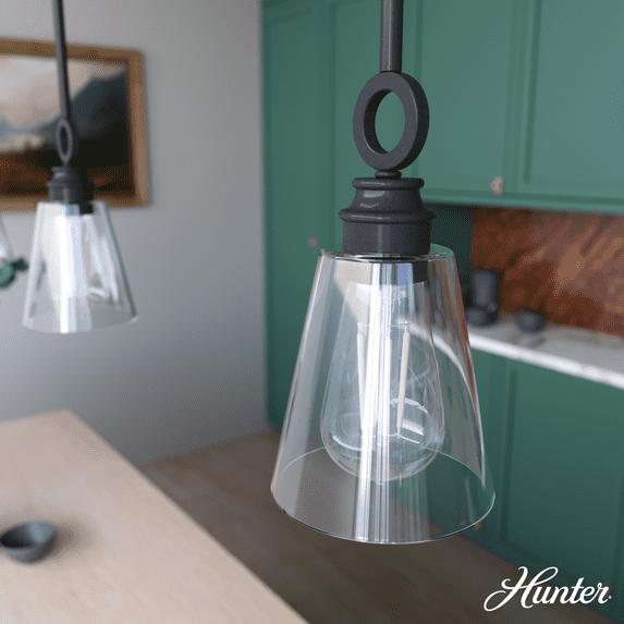 Klein 1 Light Glass Cone Pendant