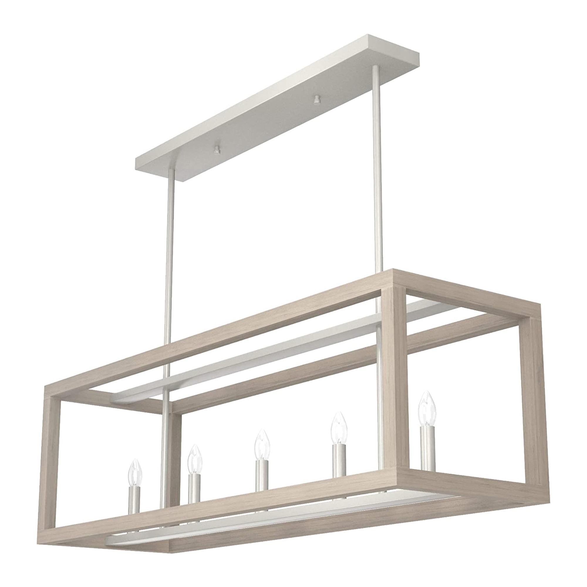 Squire Manor 5 - Light Kitchen Island Linear Pendant Light