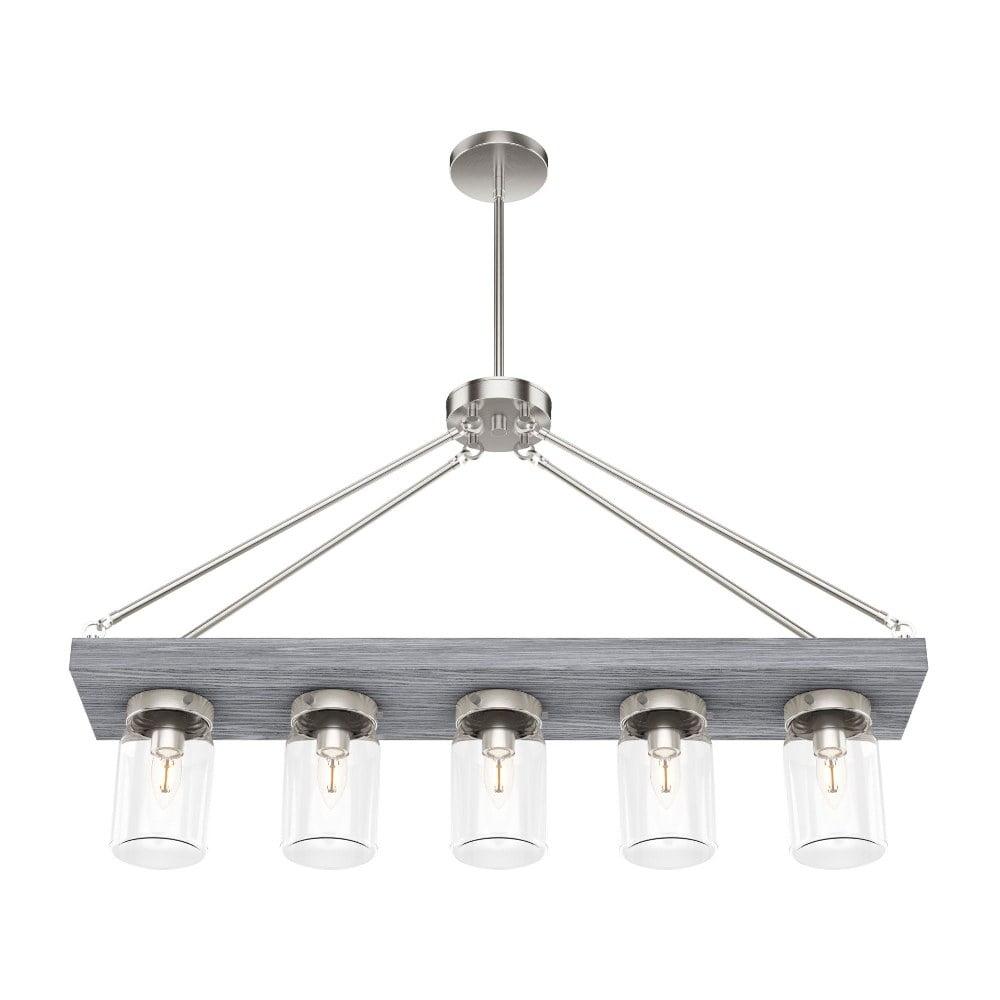 Devon Park 5 - Light Kitchen Island Linear Pendant