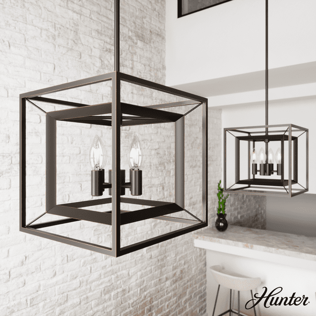Doherty 4 - Light Rectangle 12 inch Pendant