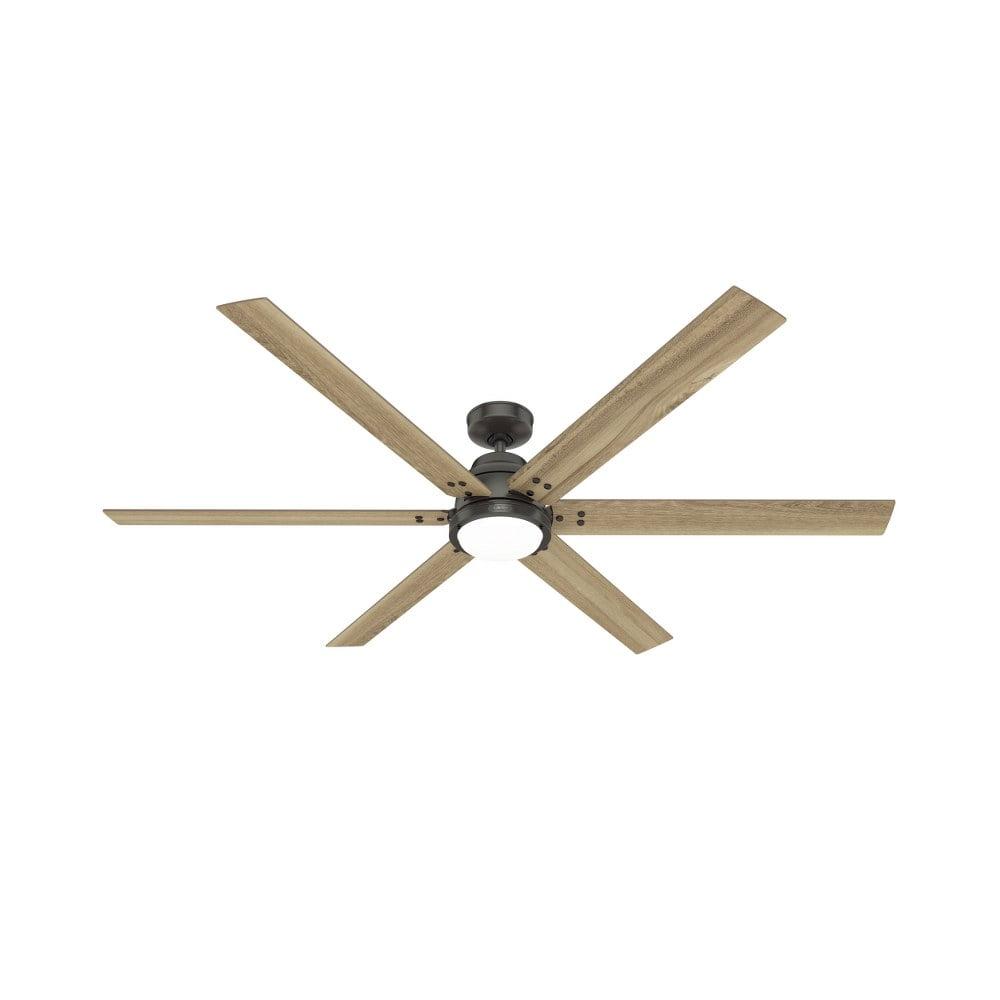 Noble Bronze 72" Ceiling Fan with LED Light and Remote