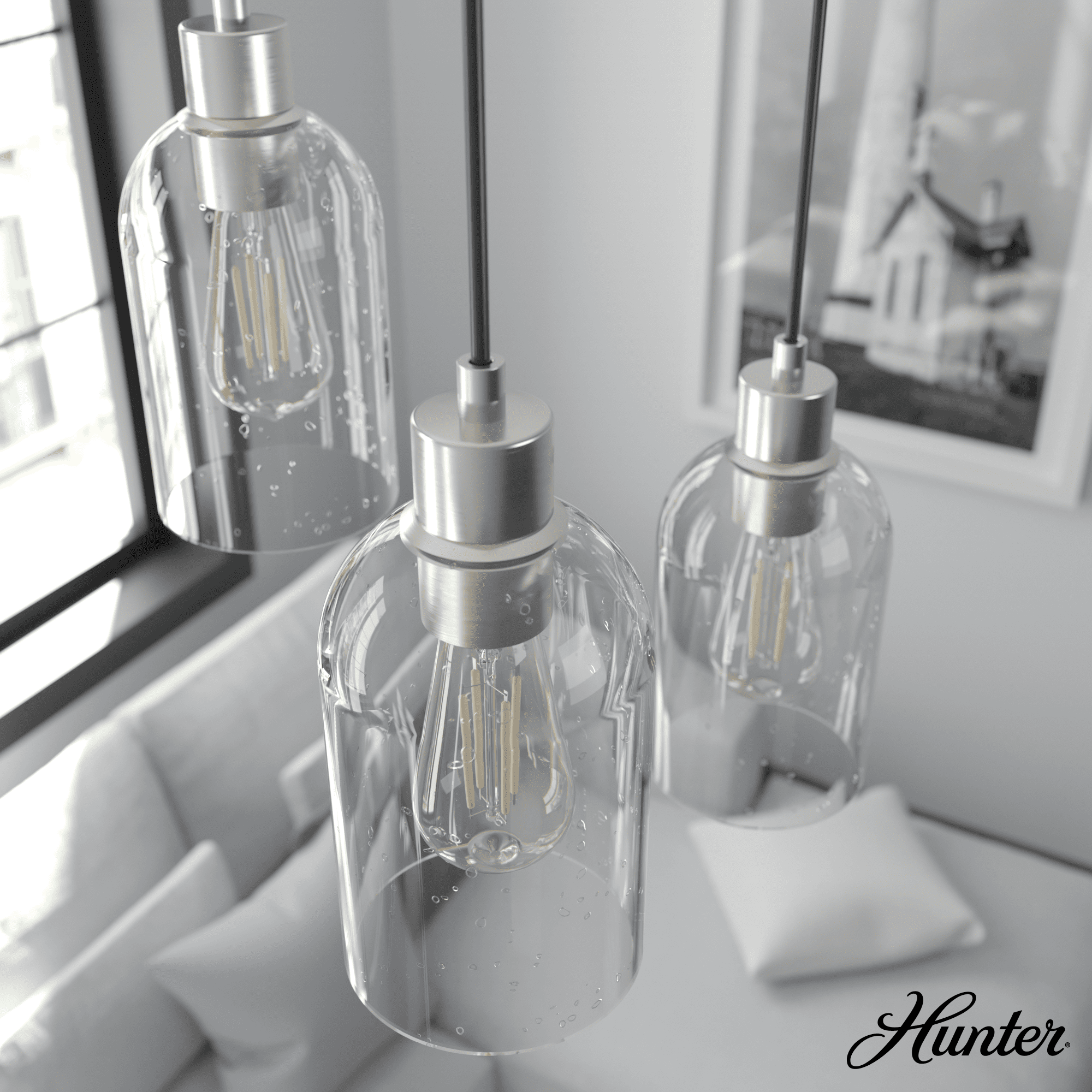 Lochemeade 1 - Light Single Cylinder Pendant