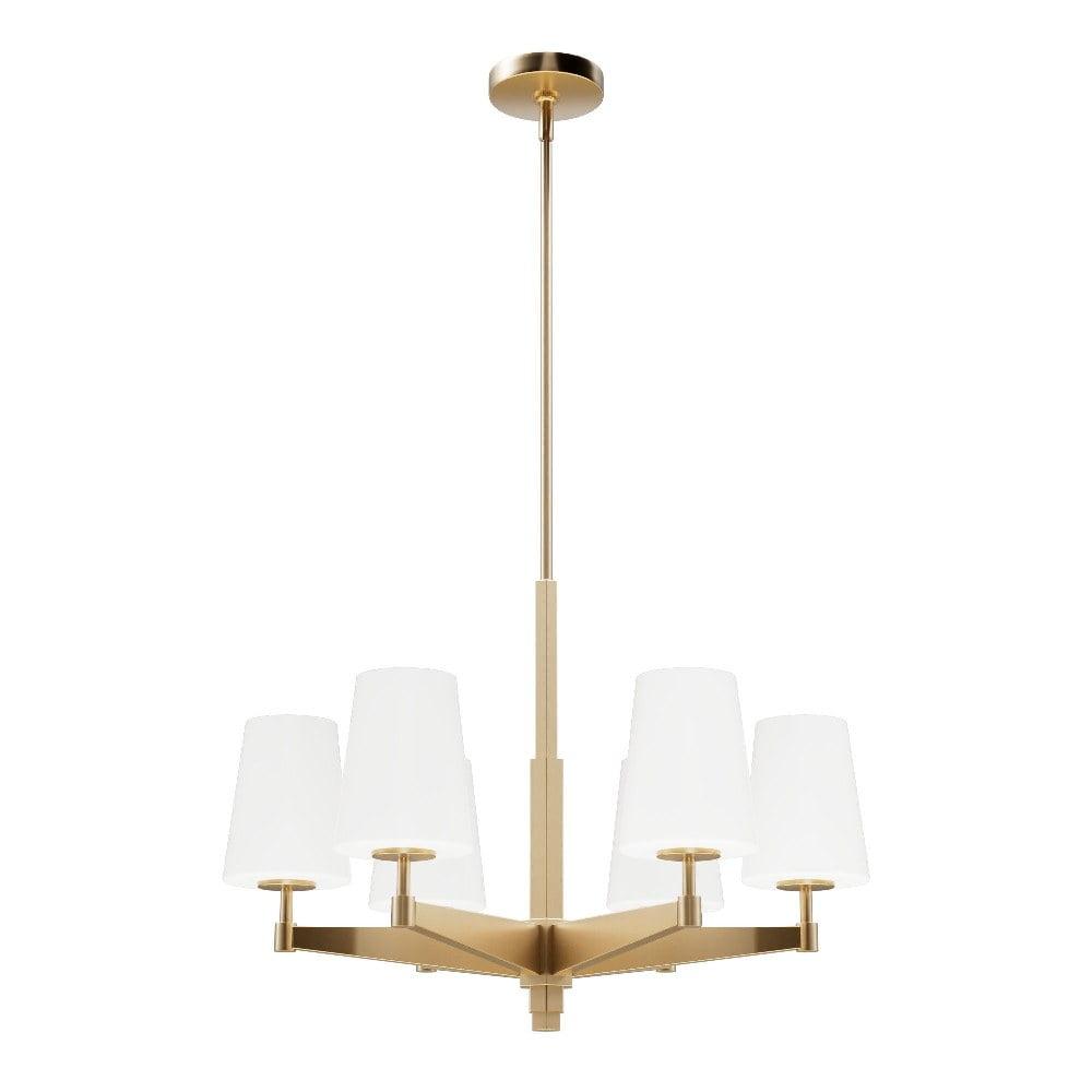 Alturas Gold Nolita 6-Light Glamorous Indoor Chandelier