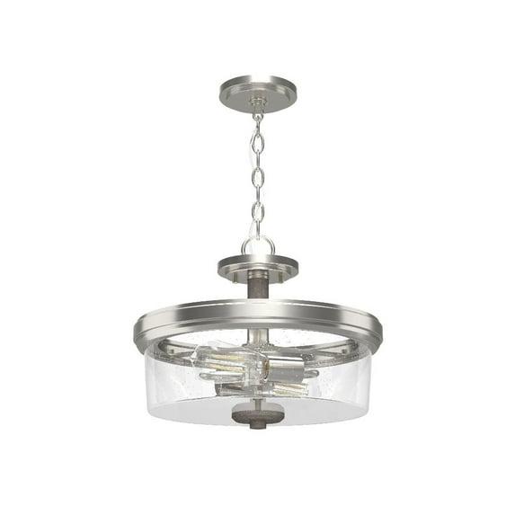 River Mill 2 Light 15" Semi Flush Mount