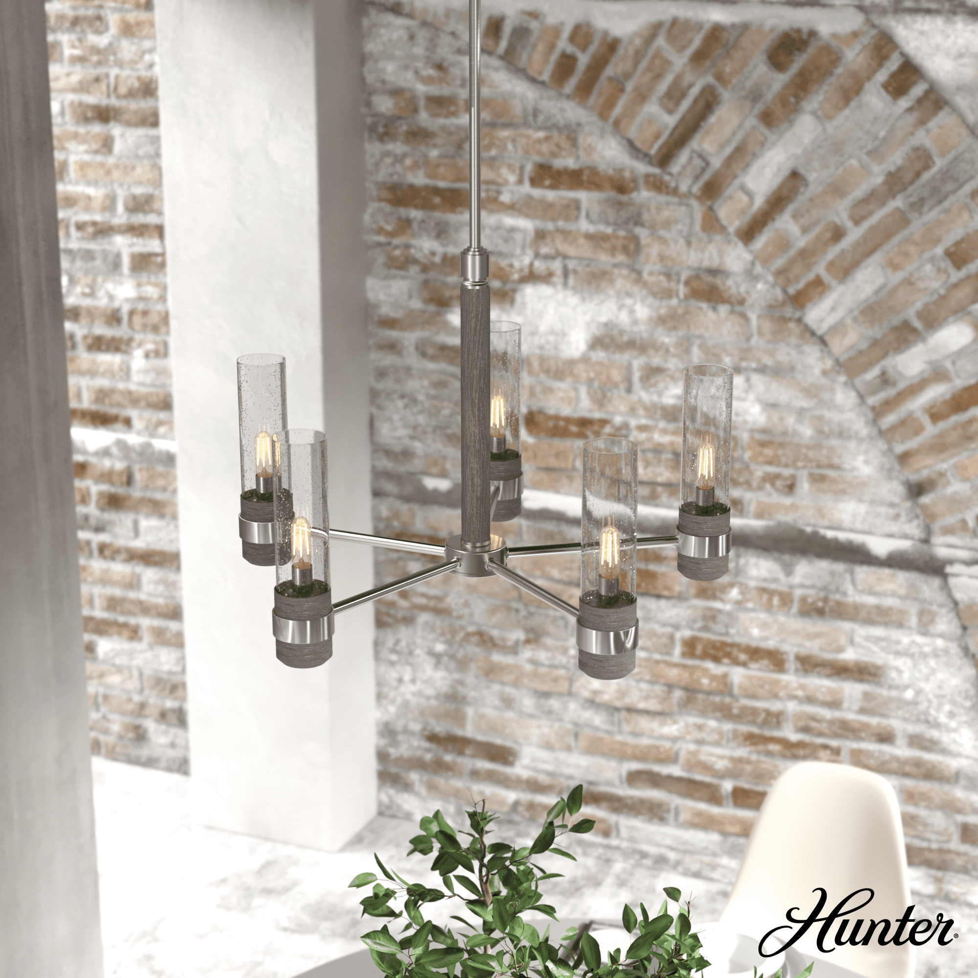 River Mill 5 Light Candle Style Classic / Traditional Chandelier