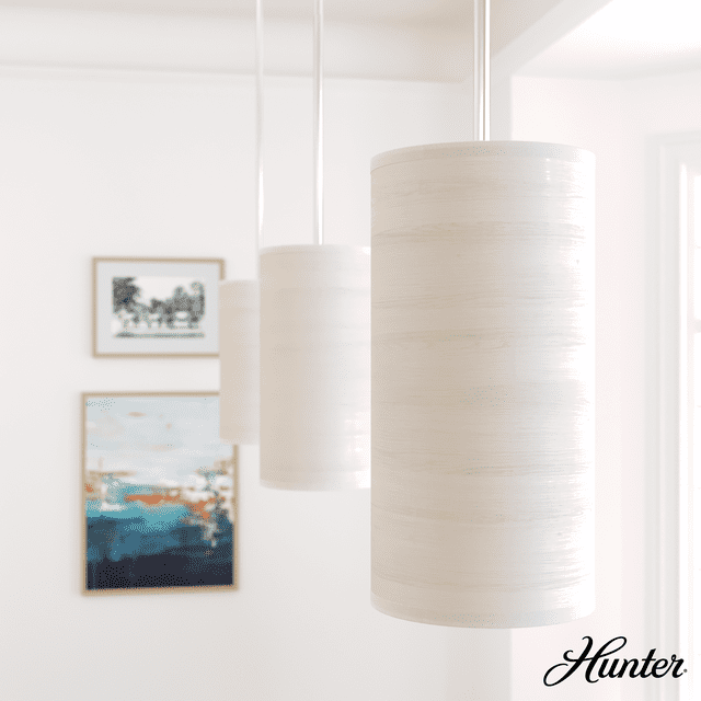 Hunter Fan Chevron 1 - Light Single Cylinder Mini Pendant