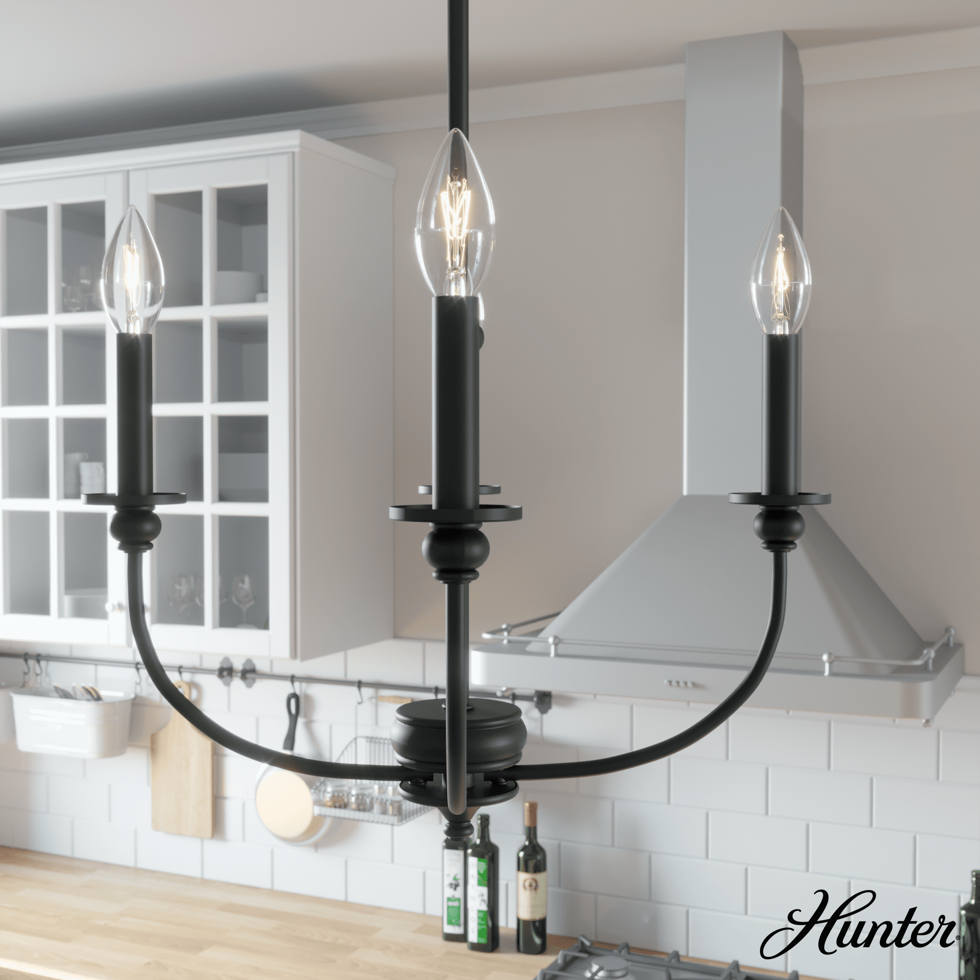 Hunter Southcrest 4 Light Chandelier Ceiling Light Fixture