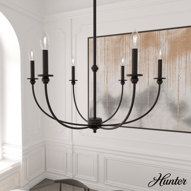 Hunter Southcrest 6 Light Chandelier Ceiling Light Fixture