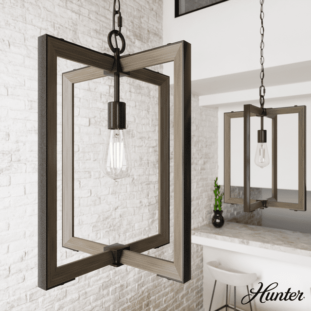 Woodburn 1 - Light Single Geometric Pendant