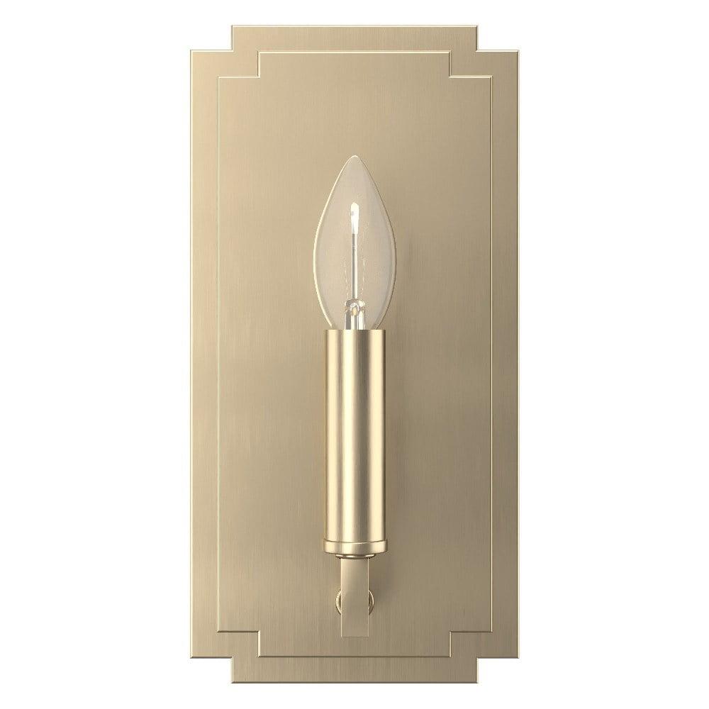 Alturas Gold Zoanne 1-Light Dimmable Geometric Wall Sconce