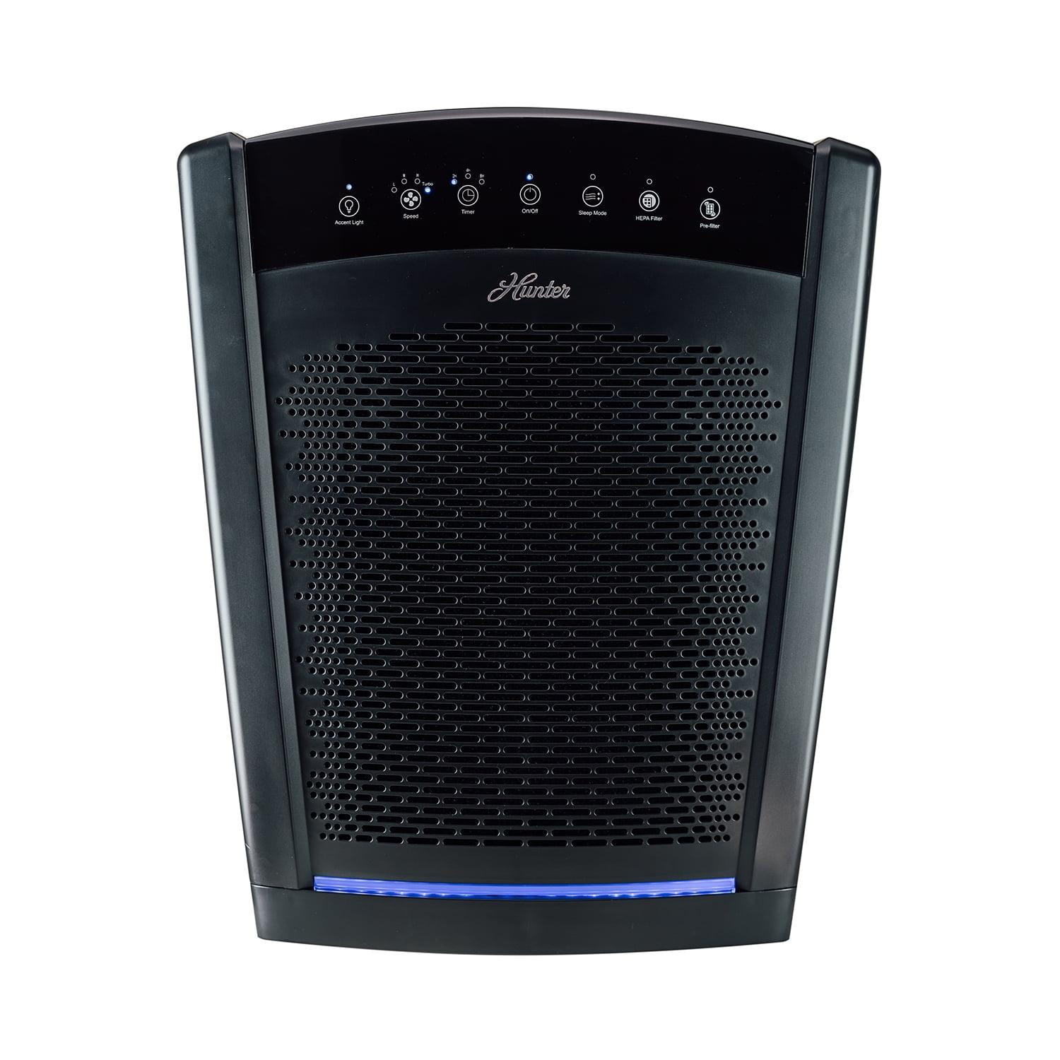 Hunter HP800 Air Purifiers for Home Large Room and Bedroom. True HEPA Air Purifier for Pets, Odors, Allergens, Smoke, Dust, VOC's.