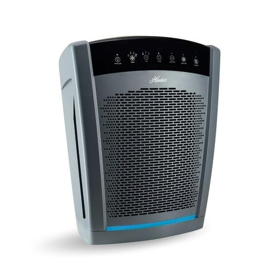 Hunter HP800 Air Purifiers for Home Large Room and Bedroom. True HEPA Air Purifier for Pets, Odors, Allergens, Smoke, Dust, VOC's.