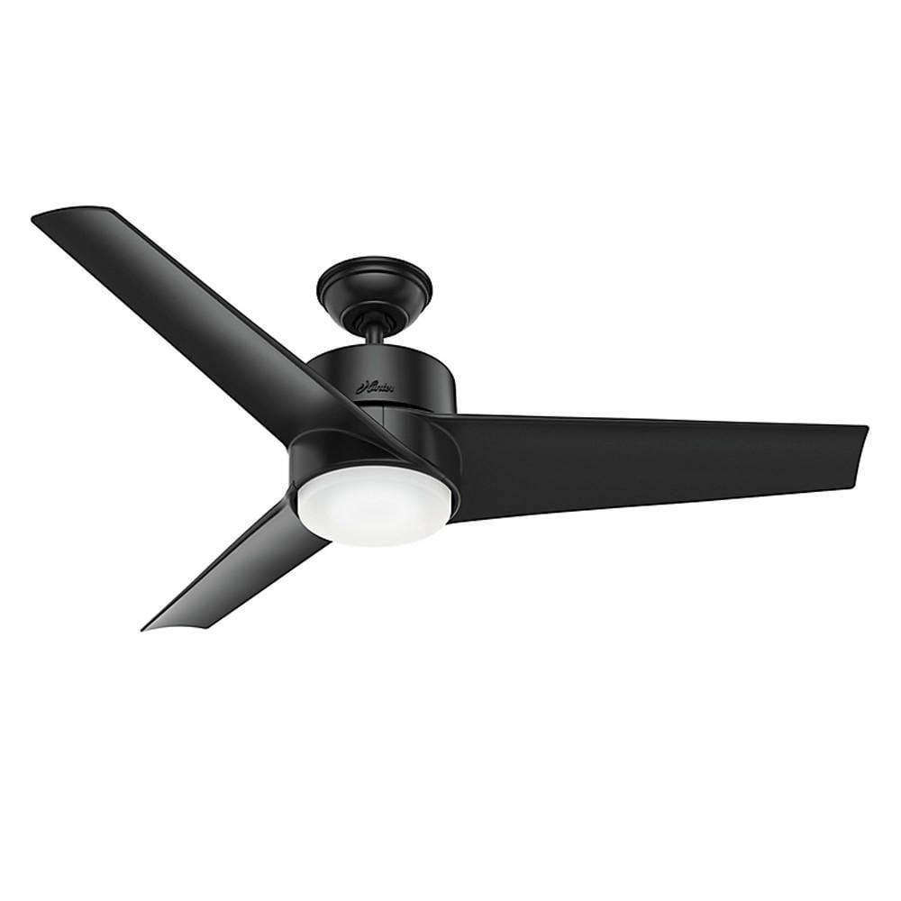 54" Havoc 3 - Blade Outdoor LED Standard Ceiling Fan with Wall Control and Light Kit Included