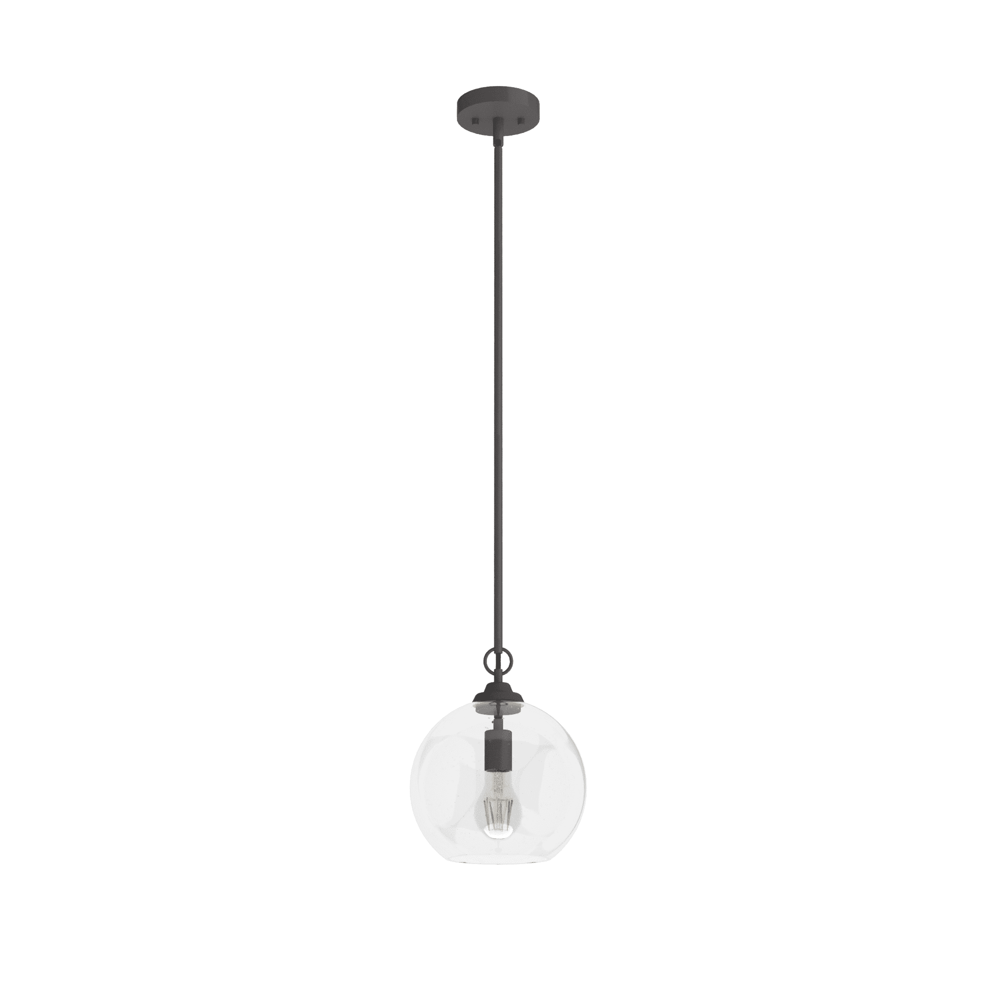 Noble Bronze Glass Globe Pendant Light with LED