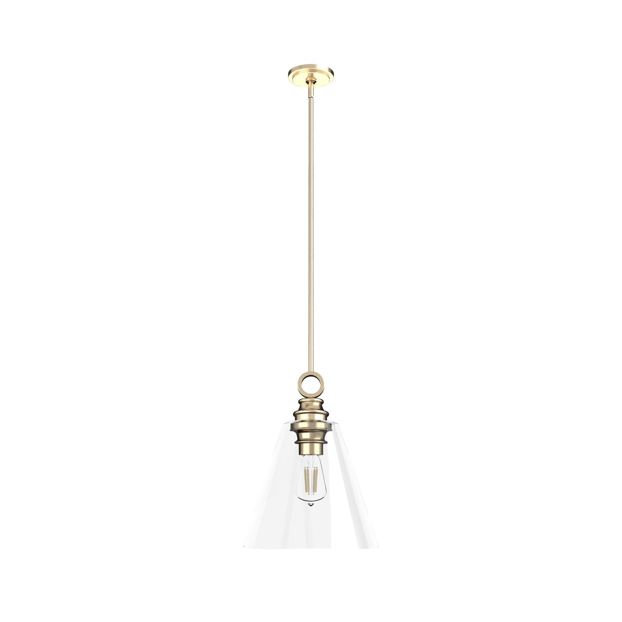 Klein 1 Light Glass Cone Pendant