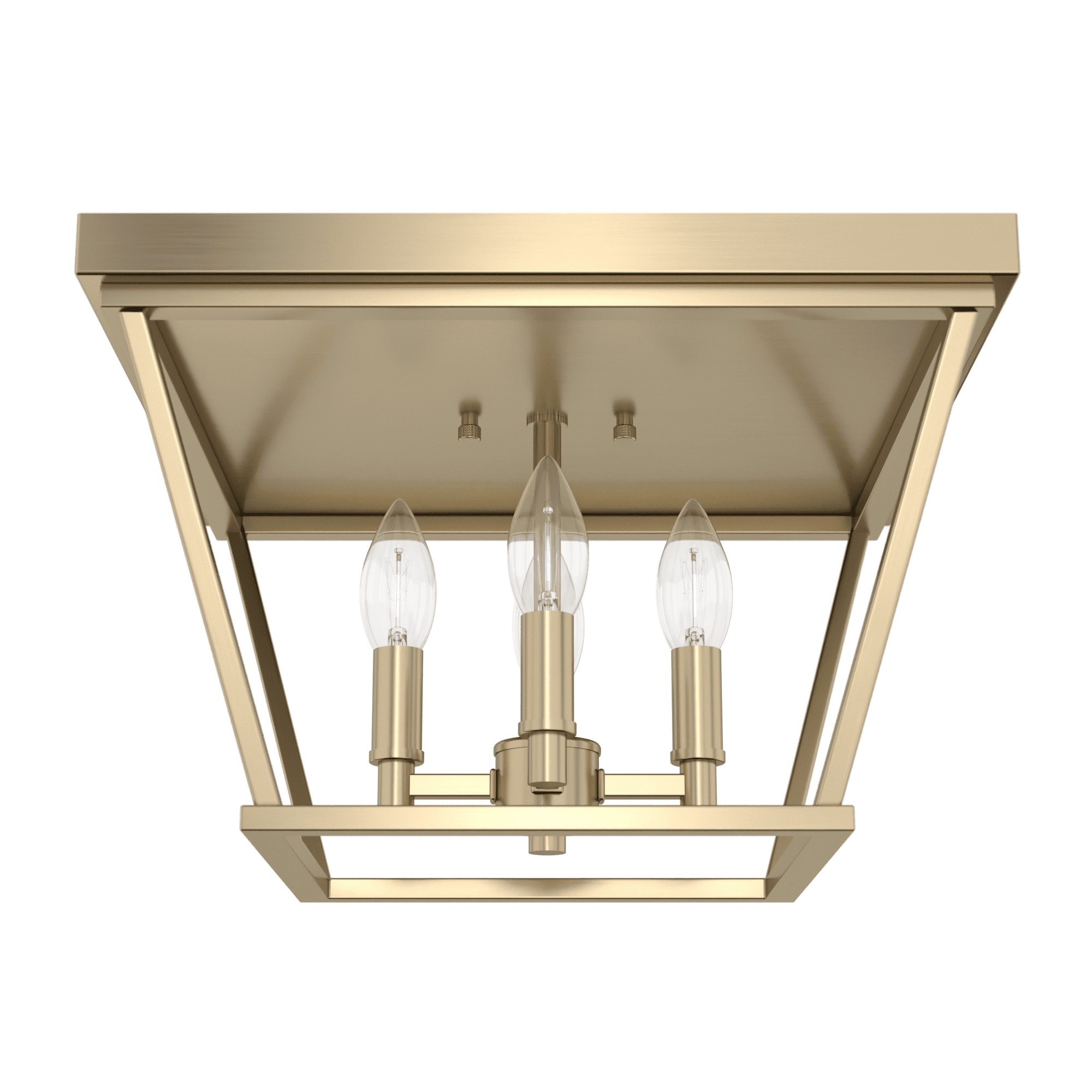 Laurel Ridge Alturas Gold 14" Modern Indoor/Outdoor Flush Mount Light