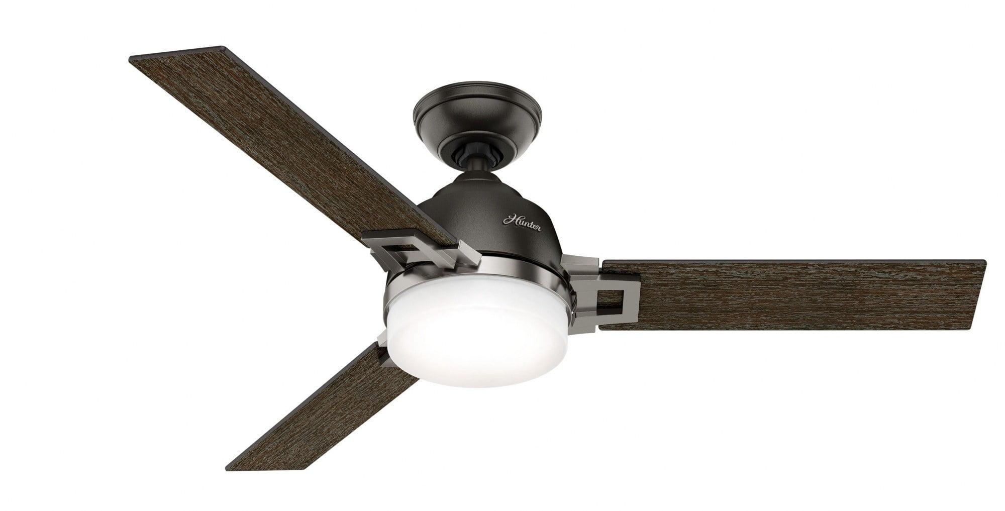 48'' Leoni 3 - Blade Standard Ceiling Fan with Remote Control and Light Kit Included