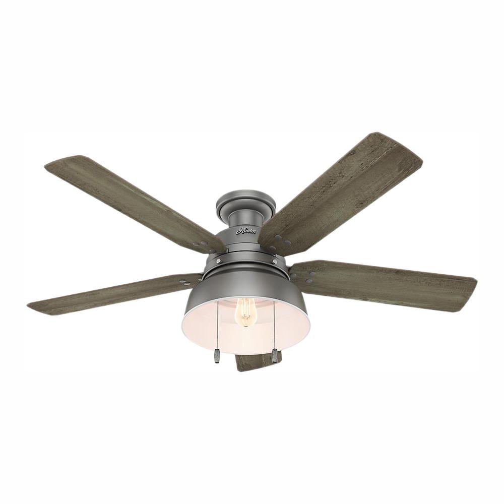 52" Mill Valley 5-Blade Outdoor Ceiling Fan with Light Kit