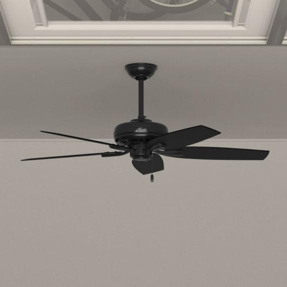 52" Newsome 5 - Blade Outdoor Standard Ceiling Fan with Pull Chain