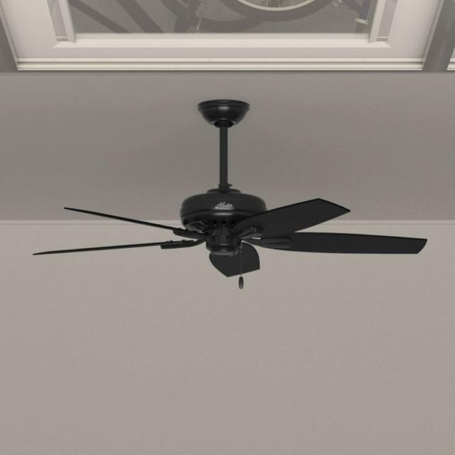 52" Newsome 5 - Blade Outdoor Standard Ceiling Fan with Pull Chain