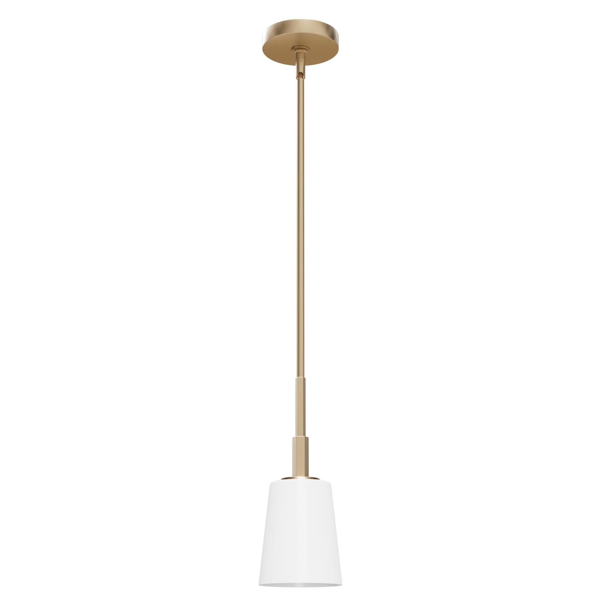 Alturas Gold Mini LED Pendant with Sophisticated Glass Shade