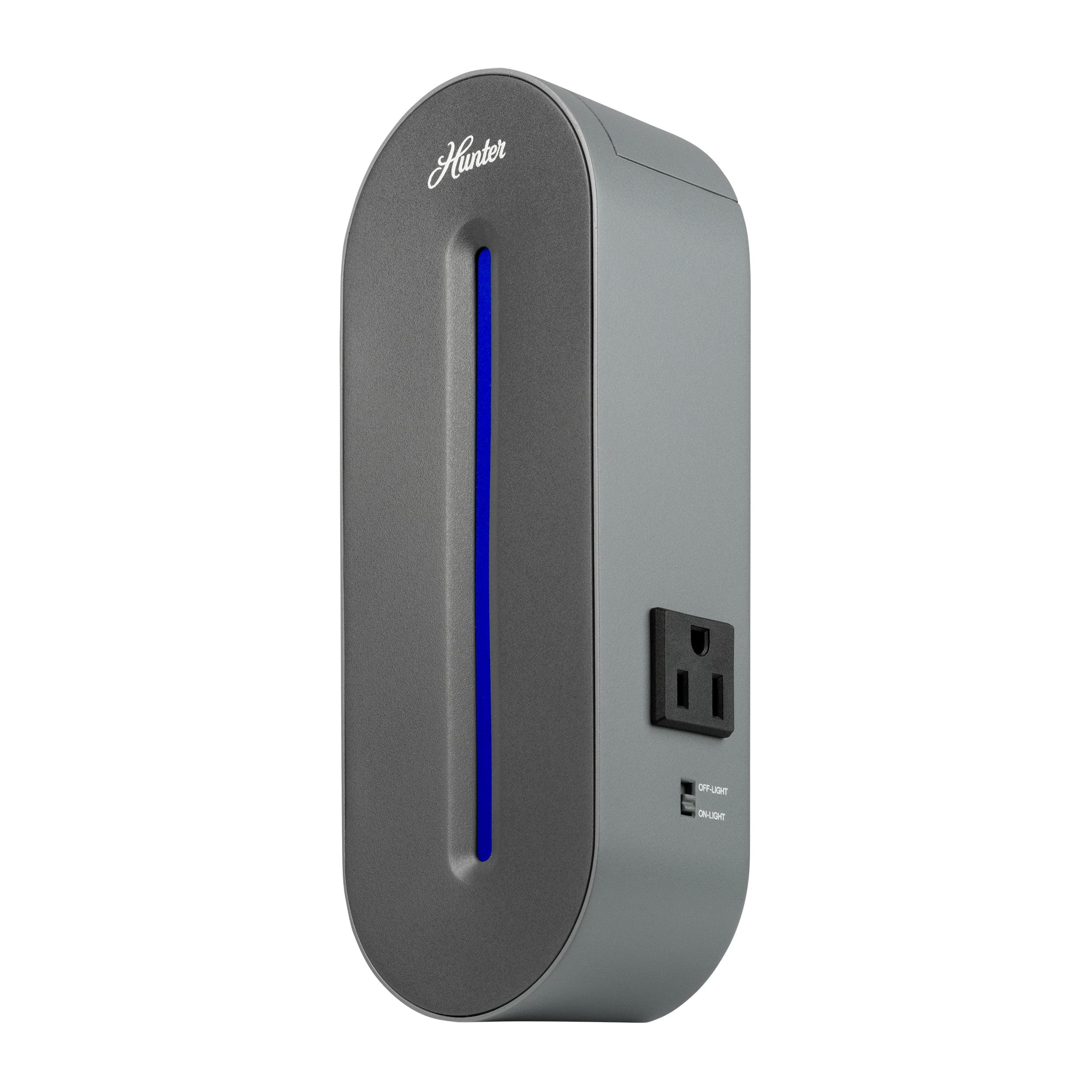 Gray Plug-in UV-C Air Sanitizer with HEPA Filter