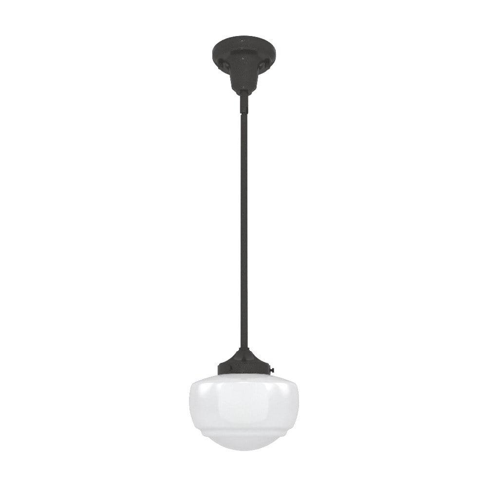 Saddle Creek 1 - Light Single Schoolhouse Pendant with Glass