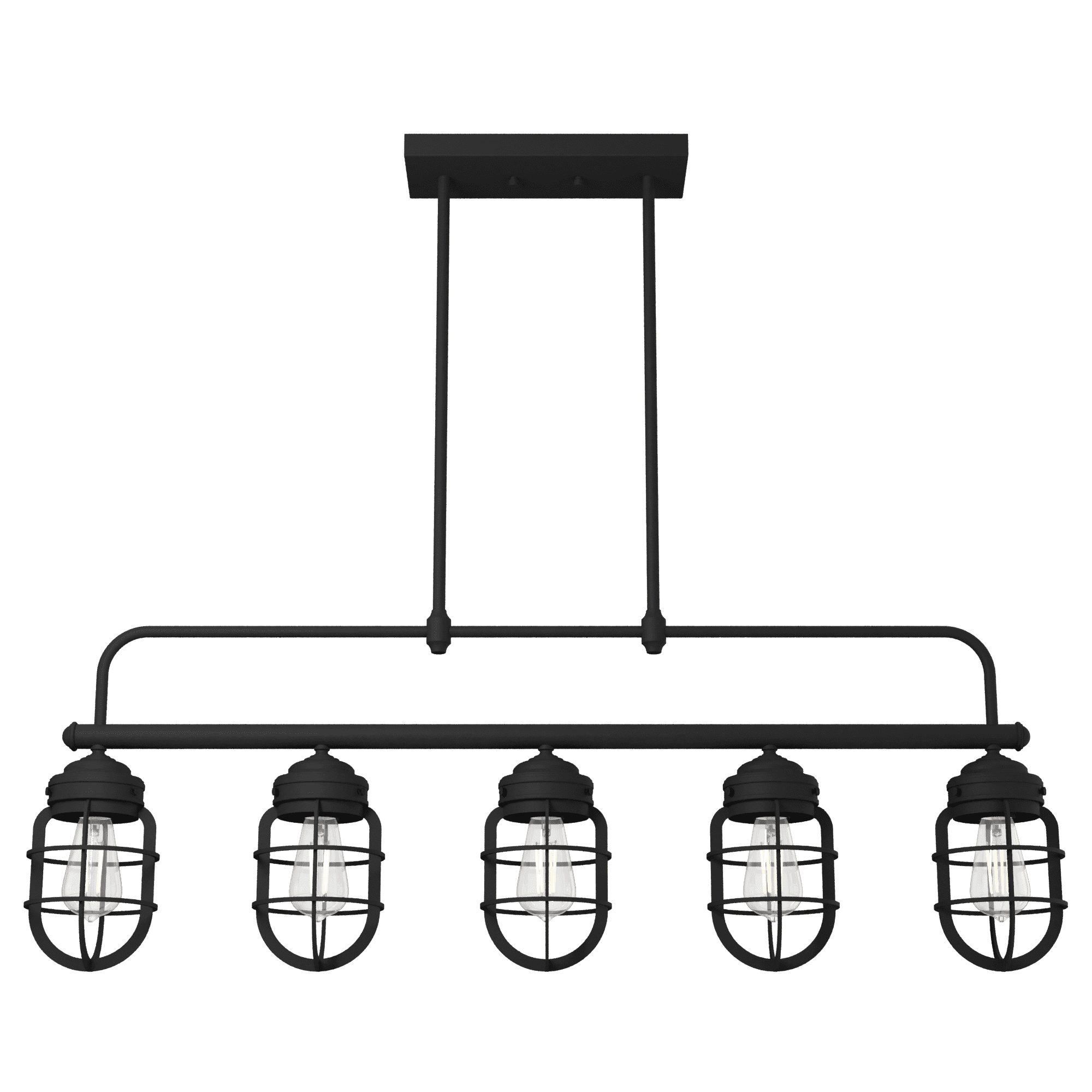 Starklake 5 - Light Kitchen Island Linear Pendant