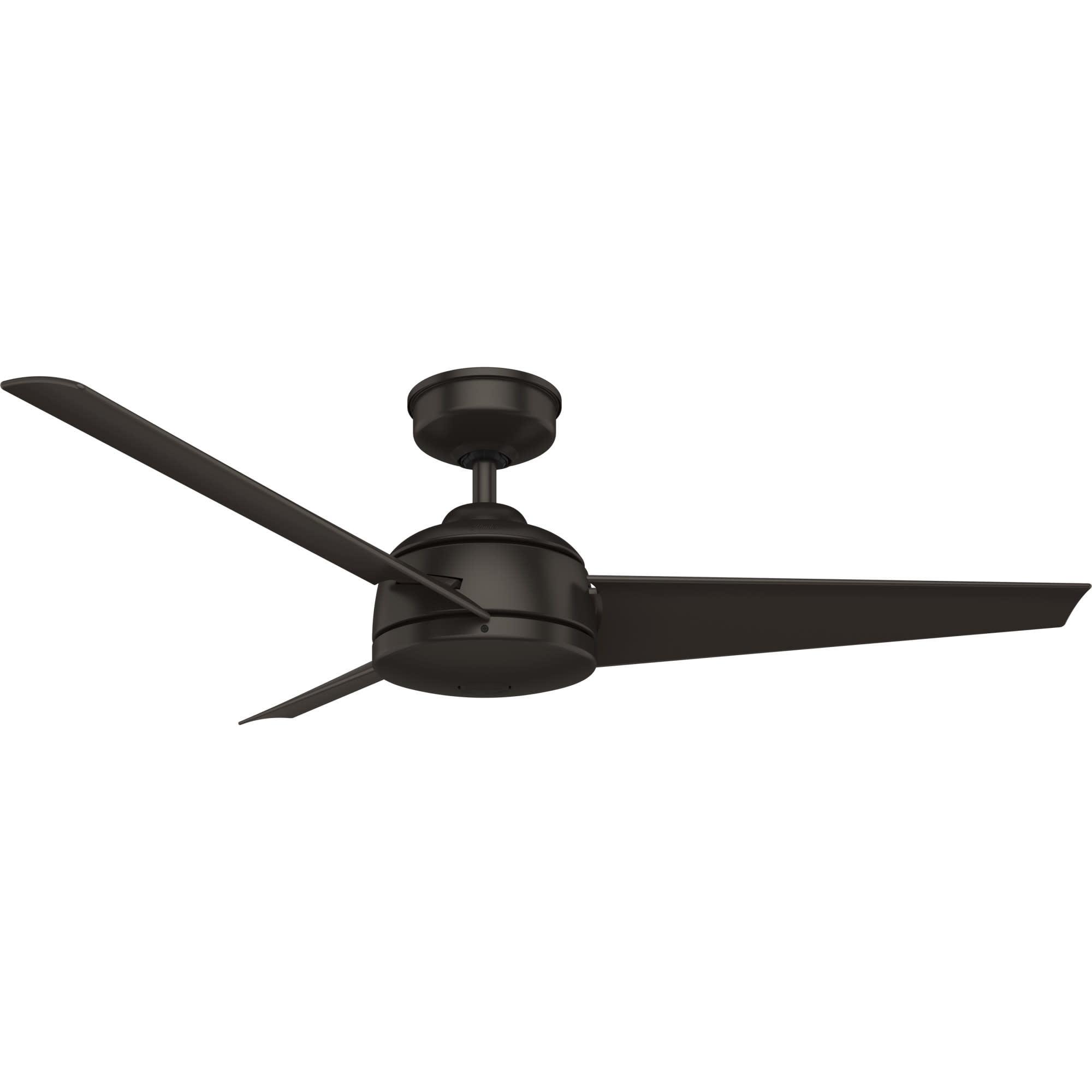 52" Trimaran 3 - Blade Outdoor Standard Ceiling Fan with Wall Control