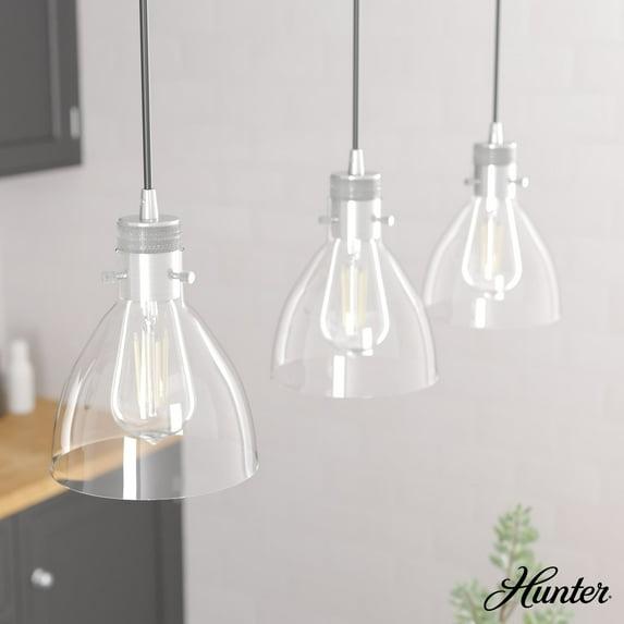Hunter Fan Van Nuys 3 Light Linear Cluster Pendant