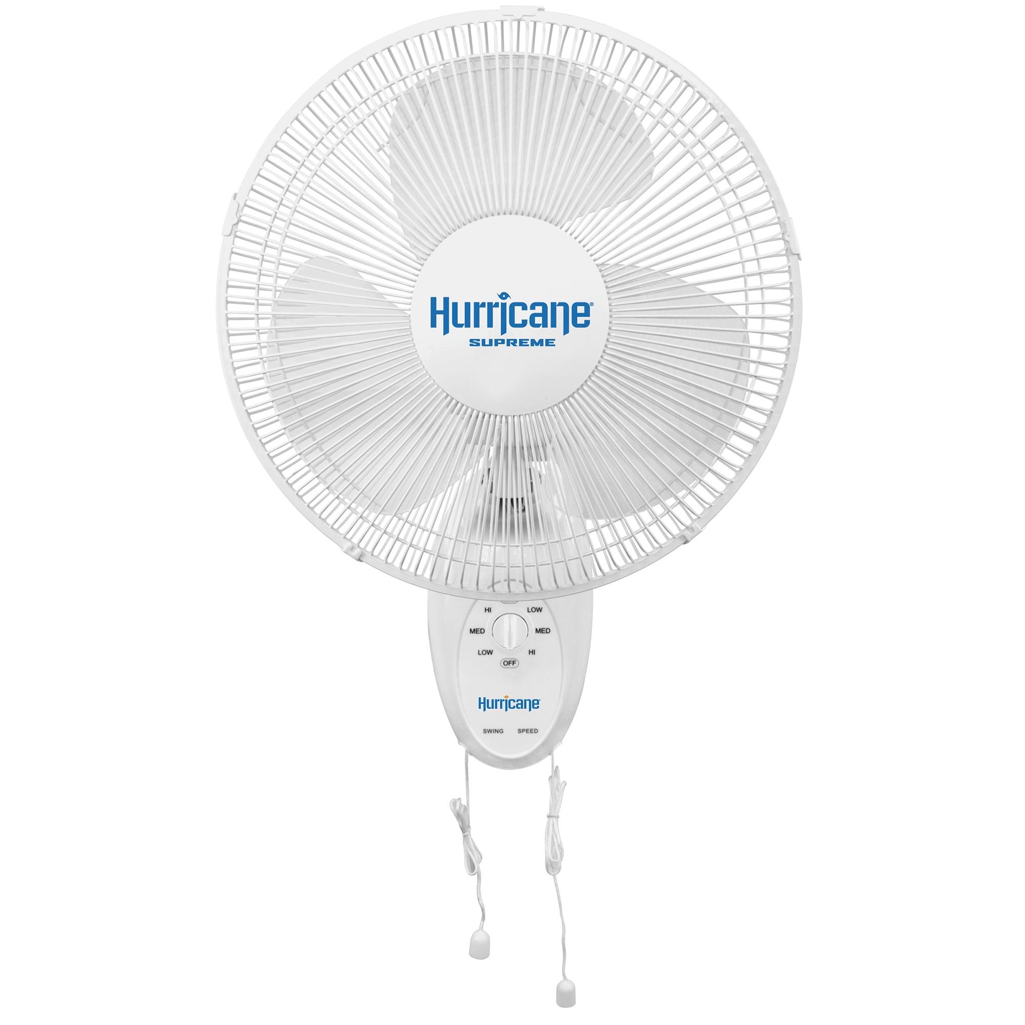 Hurricane Oscillating Wall Mounted Fan