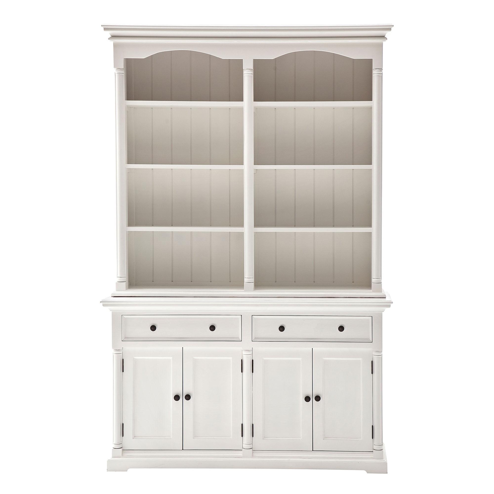 Novasolo Home Decorative Hutch Cabinet - White