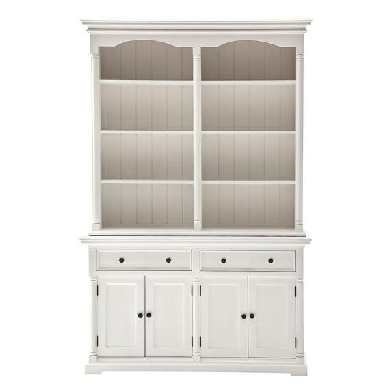 Novasolo Home Decorative Hutch Cabinet - White