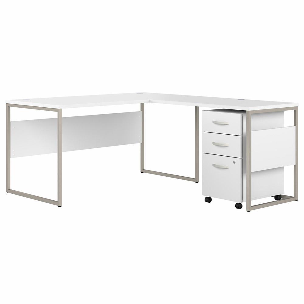 Hybrid L-Shaped Computer Desk Office Set