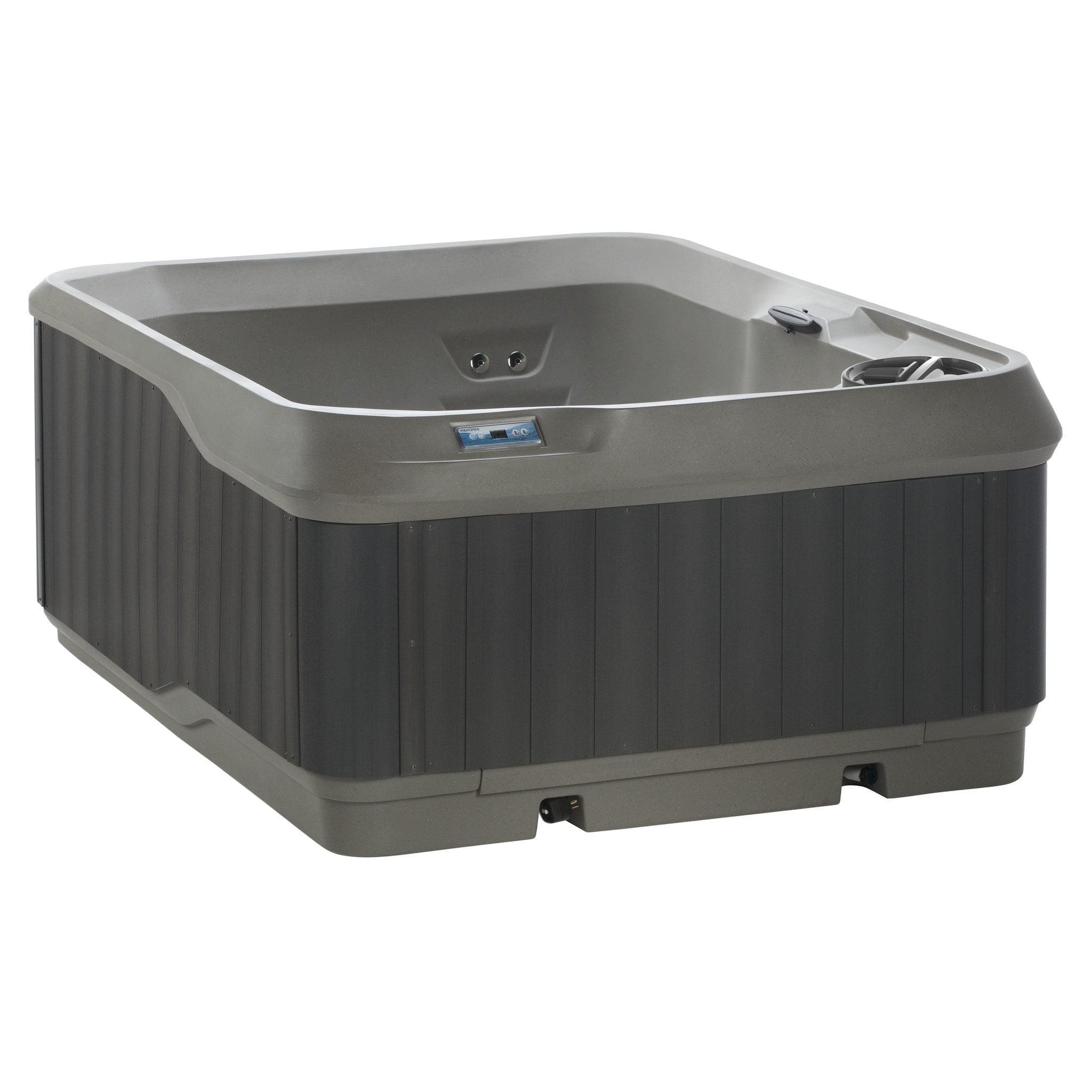HYDROLUXE SPAS Ibiza Hot Tub 4-Person Lounger, 24 SS Jet, 110V/220V, Stainless Heater, Ozone, Waterfall and Upgraded Lighting