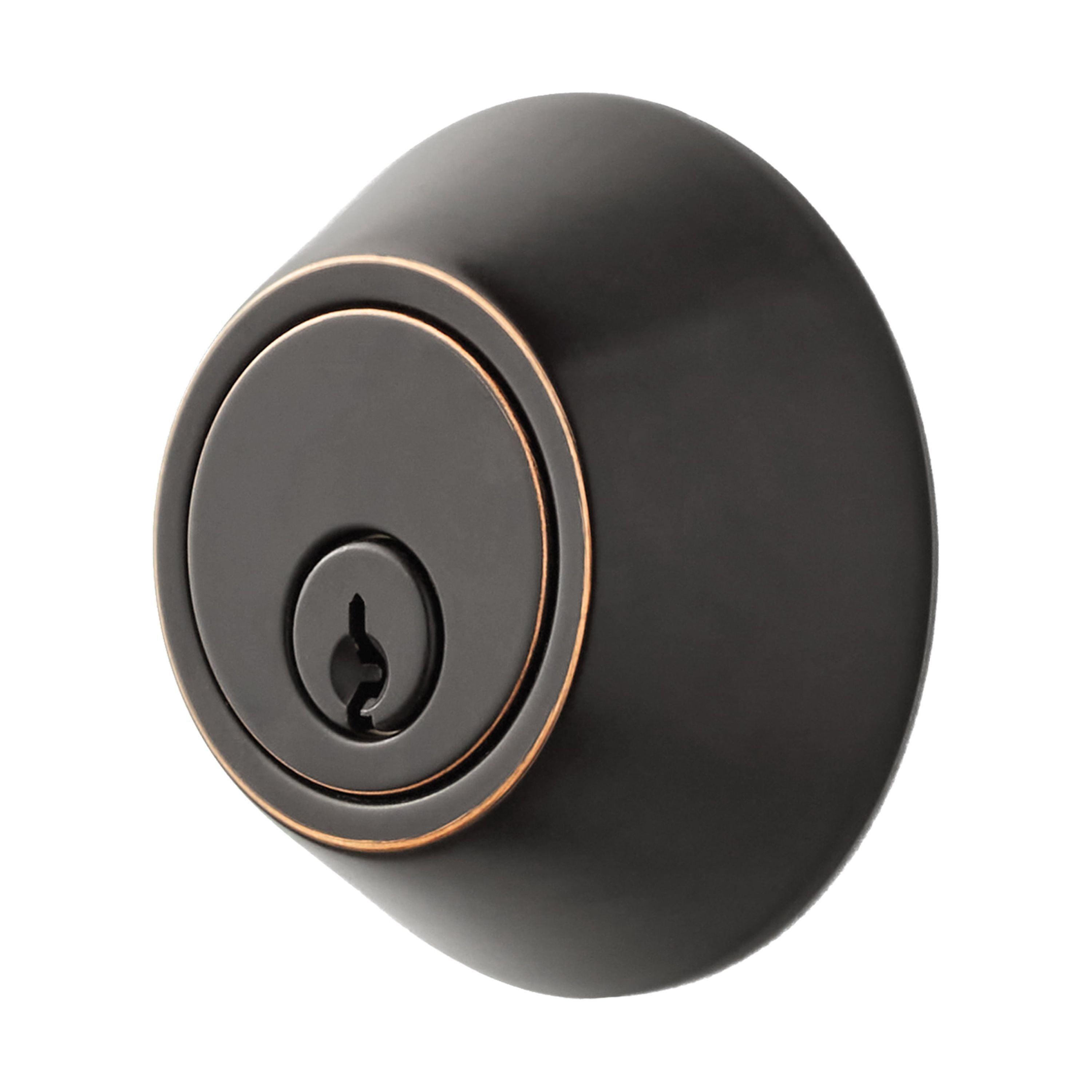 Hyper Tough Keyed Entry Single Cylinder Deadbolt Oil Rubbed Bronze