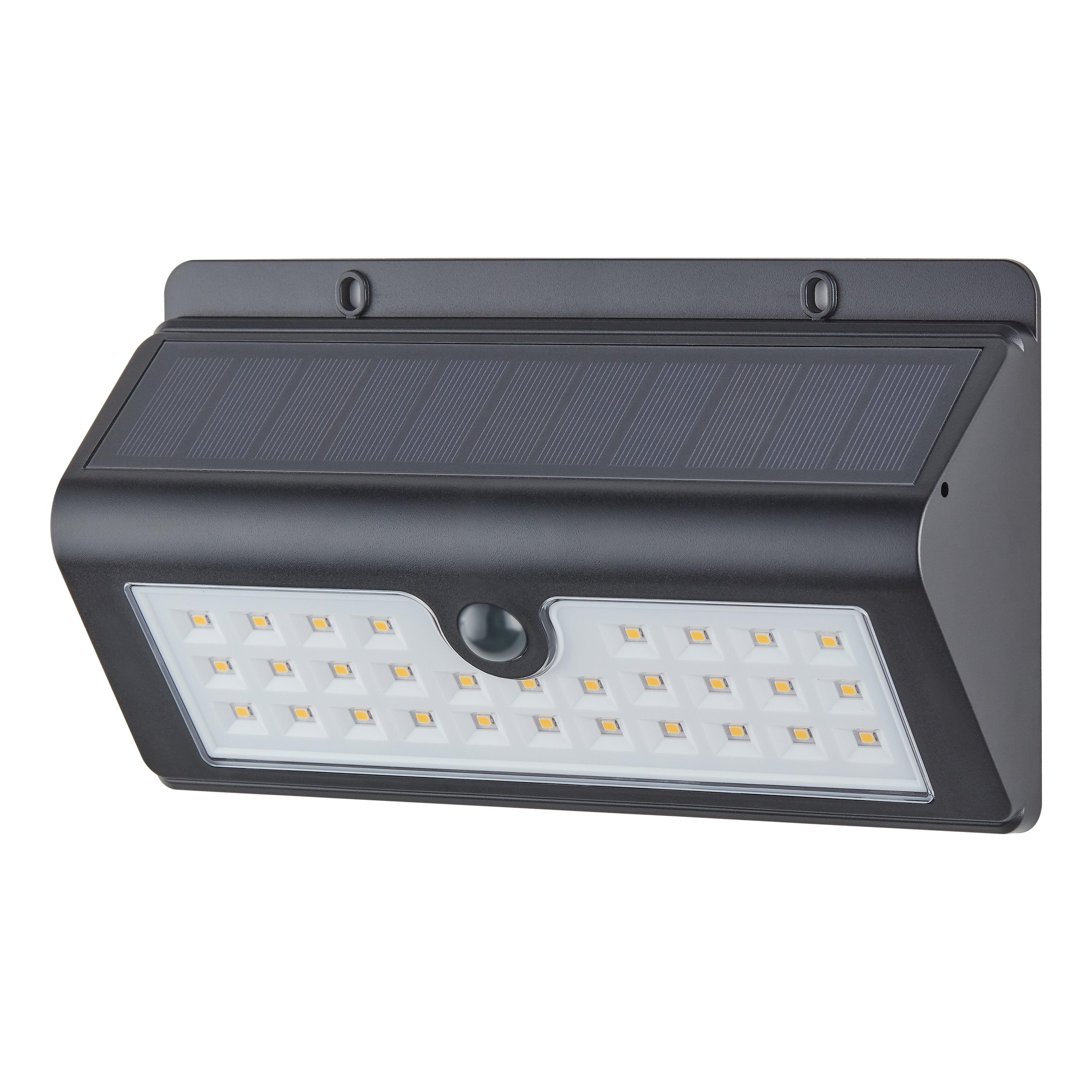 Black Solar LED Motion Sensor Pathway Light with Lithium Battery