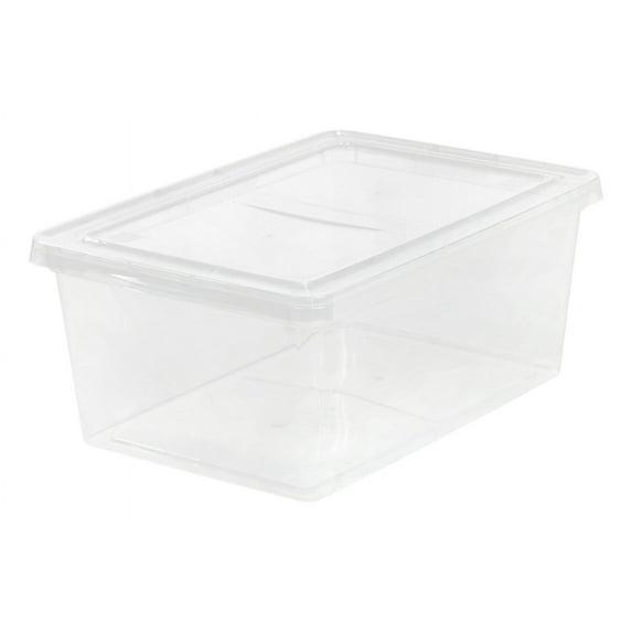 IRIS USA 17 Quart Clear Storage Box, Clear